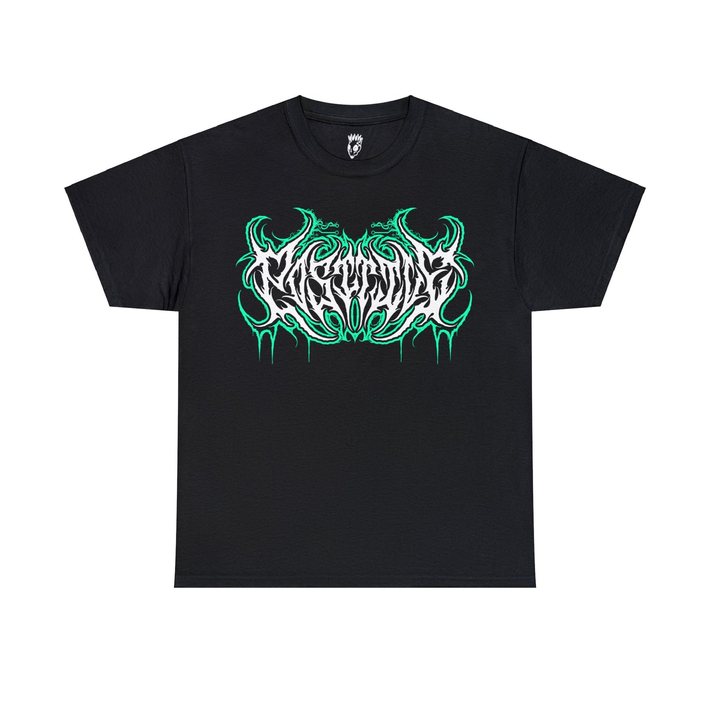 Green and White Deathcore Tee