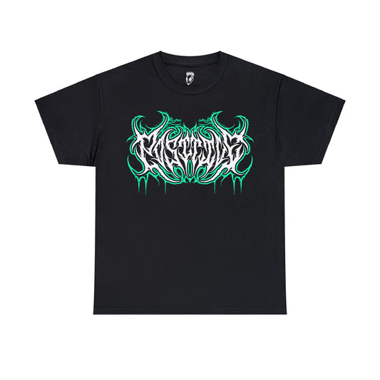 Green and White Deathcore Tee