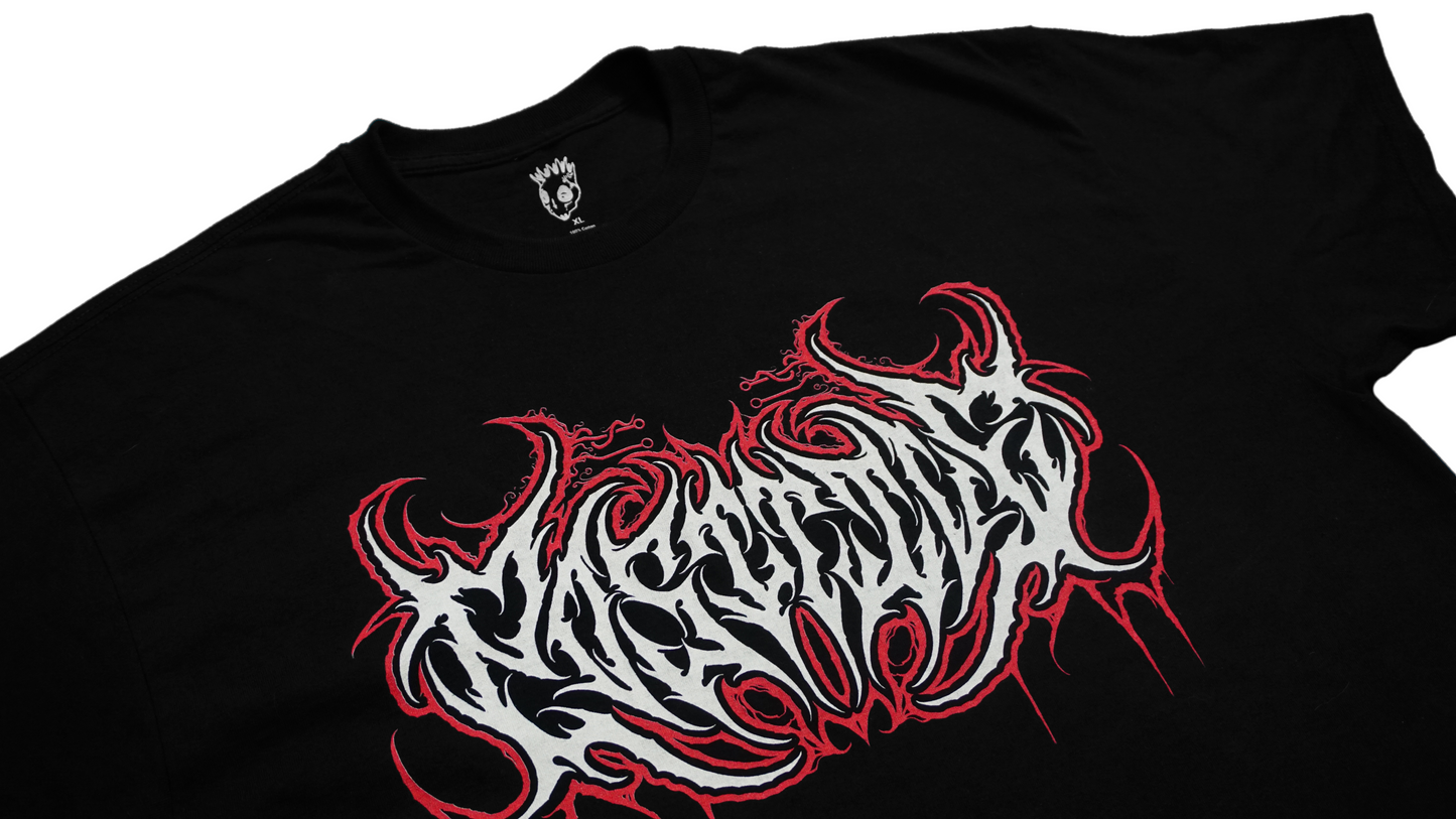 Red and White Deathcore Tee